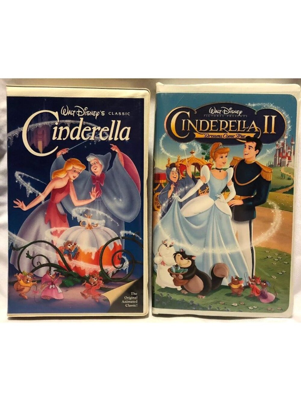 Walt Disneys Cinderella & Sequel Special Edition VHS Dream Come True 2